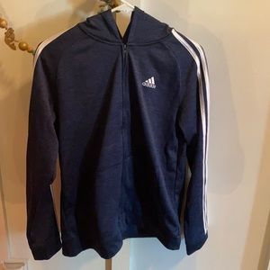 Boys Adidas Zip Up Hoodie Size L